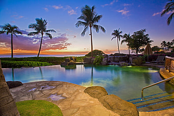 Wailea Beach, hawaii, wailea, sunset, beach HD wallpaper