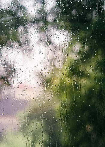 Rain, Drops, Macro, Glass HD phone wallpaper