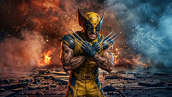 Wolverine Showdown, wolverine, superheroes, artwork, art, digital-art HD wallpaper