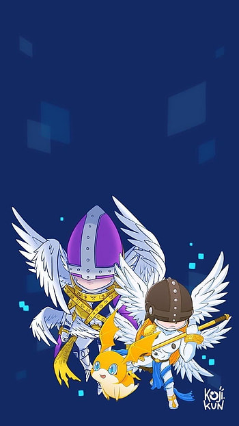 Patamon, game, angel, digimon HD phone wallpaper