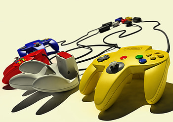 N64 controller, Nintendo HD wallpaper