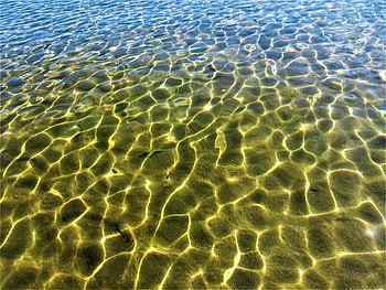 Nature, Water, Sand, Glare, Ripples, Ripple, Distortion HD wallpaper