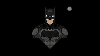 Batman DCEU Tactical Suit Minimalism , batman, minimalism, superheroes, deviantart HD wallpaper