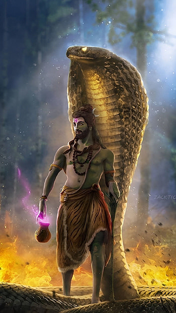 Mahadev, shiva, rudra, nagendra HD phone wallpaper