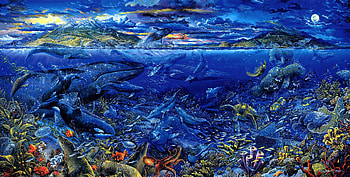 Sea life , Deep sea creatures, Underwater wonder, Vibrant marine HD wallpaper