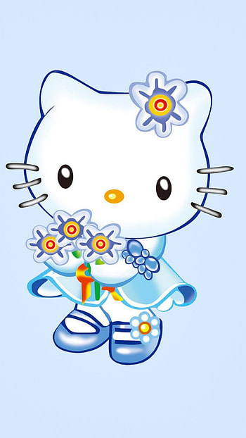 Bouquet, Hello Kitty HD phone wallpaper