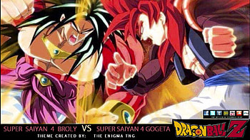 Dragon Ball Z - SS4 Broly VS SS4 Gogeta Theme (The Enigma TNG) - YouTube HD wallpaper