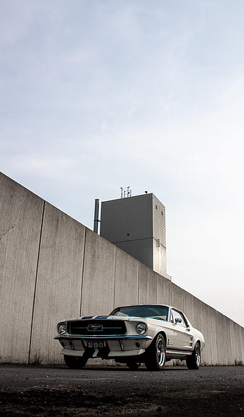 Mustang, Cars, Car, Front View, Vintage, Retro HD phone wallpaper