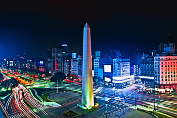 Building, Argentina, Buenos Aires, Night, , Obelisk, Road, Time Lapse, Cities HD wallpaper