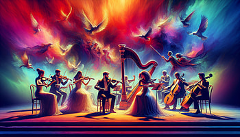 Enchanting Symphony Orchestra, orchestra, music, performance, fantasy HD wallpaper