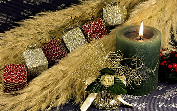 Holidays, New Year, Candles HD wallpaper