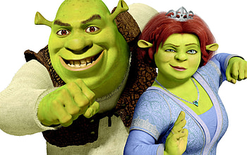 Shrek and Fiona, Shrek HD wallpaper