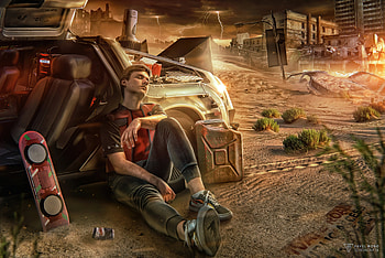 Back To The Future Movie Fanart , back-to-the-future, movies, artist, artwork, digital-art HD wallpaper