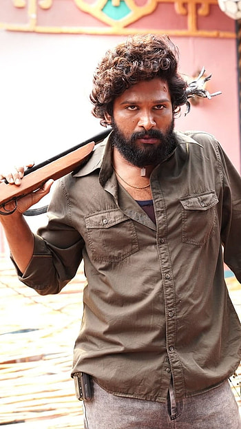 Pushpa, Gun HD phone wallpaper