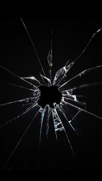Mobile Glass Broken, Black Screen HD phone wallpaper