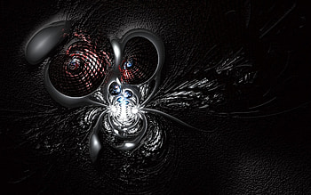Agression, fractal, abstract, dark HD wallpaper