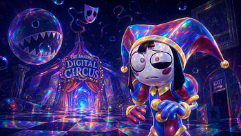 The Amazing Digital Circus — : Neon Jester Dream HD wallpaper