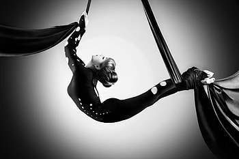 Aerial Silks, Aerial ribbon, Dancer on silk, Custom HD wallpaper