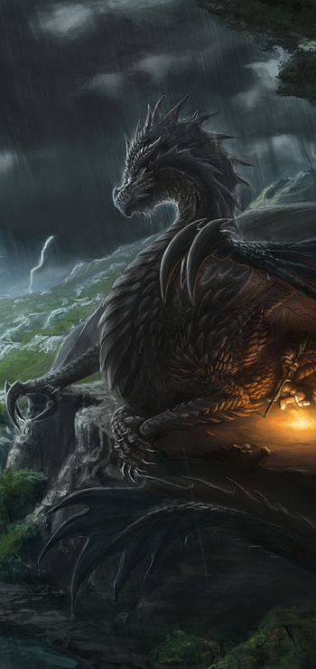 Mystic Dragon Sentinel - Fantasy , fantasy, dragon HD phone wallpaper