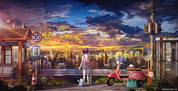 Girl Rest Mood, anime-girl, anime, artist, artwork, digital-art, artstation HD wallpaper