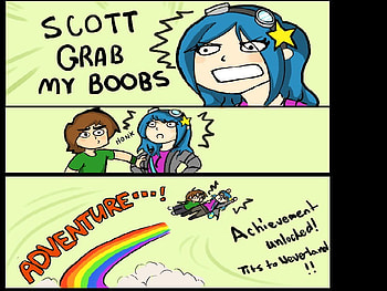 ACHIEVEMENT UNLOCKED, neverland, unlocked, boob, scott HD wallpaper