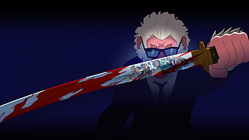 Hit Monkey, monkey, sword, artist, artwork, digital-art HD wallpaper