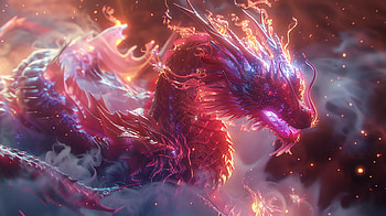 Ether dragon 1, dragon, fantasy, year of the dragon HD wallpaper