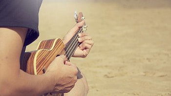 Aesthetic ukulele bliss, Bookish inspiration, serenade, Creative HD wallpaper