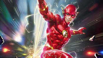 Flash Hero, flash, superheroes, artwork HD wallpaper