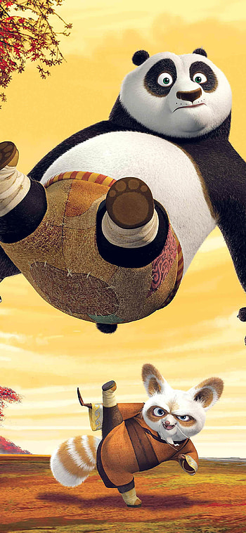 Kung Fu Panda, DreamWorks art, Cute anime, Martial arts HD phone wallpaper