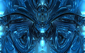 Abstract, Shine, Light, Form, Neon, Metal, Figure HD wallpaper