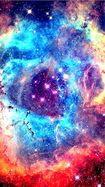 Galaxy, Colourfull Space HD phone wallpaper