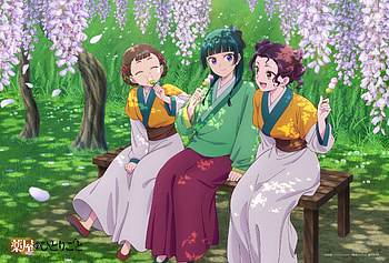 The Apothecary Diaries — Maomao, Xiaolan & Shisui Beneath Wisteria, Anime, The Apothecary Diaries, Xiaolan (The Apothecary Diaries), Maomao (The Apothecary Diaries), Shisui (The Apothecary Diaries) HD wallpaper
