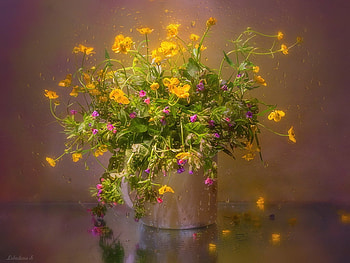 Spring Flowers, Flowers, Yellow, Bouquet, Vase HD wallpaper