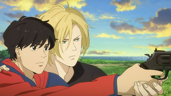 Banana Fish, banana, gun, fish, men HD wallpaper
