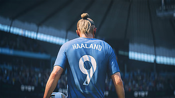 Erling Haaland EA SPORTS FC 24, Erling Haaland, video game, EA SPORTS FC 24 HD wallpaper