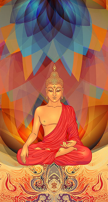 Sonja on Art. Buddhism , Buddha artwork, Buddha art painting, Budha Painting HD phone wallpaper