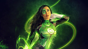 Jessica Cruz Cosplay, jessica-cruz, green-lantern, superheroes, cosplay HD wallpaper