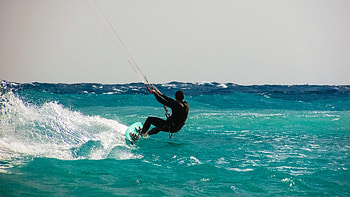 Action-packed kiteboarding, Adrenaline rush, Surfing with the wind, dom and fun HD wallpaper