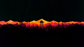 Dark, dark aesthetic, vector, scenery, oled HD wallpaper