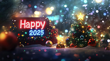 Happy New Year 2025, 2025, Happy New Year, New Year 2025 HD wallpaper