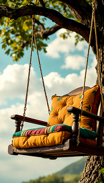 Relaxing Swing: Perfect for Serenity, swing, tree HD phone wallpaper