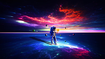 Astronaut Dream HD wallpaper