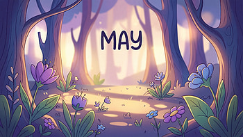 May Dawn in the Forest — Illustrated, Illustration HD wallpaper