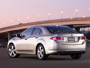 Auto, Acura, Cars, Lights, Asphalt, Bridge, Side View, Style, Akura, 2008, Silver Metallic, Tsx HD wallpaper