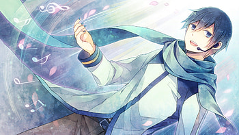 VOCALOID KAITO, PS3 Resolution, VOCALOID, Scarf, KAITO HD wallpaper