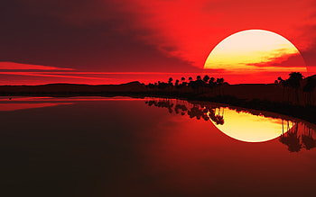 Landscape, Sunset HD wallpaper