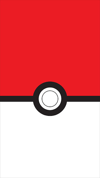 pokeball pokemon poke ball nintendo minimalist HD phone wallpaper