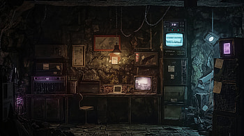 Mysterious Lab Tech - Vintage Computers and TVs, TV, computer HD wallpaper
