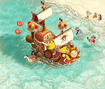 Thousand Sunny Adventure - One Piece, Thousand Sunny, Anime, One Piece HD wallpaper
